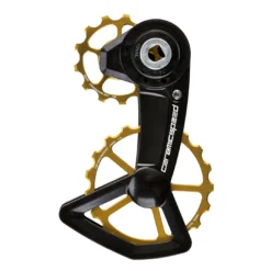 CeramicSpeed OSPW X Derailleur Pulley System - For SRAM Red/Force/Rival AXS XPLR | 15/19 Teeth | Coated Bearings - Gold