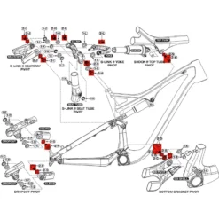 Specialized 9892-5210 Boltkit For Stumpjumper FSR 2012