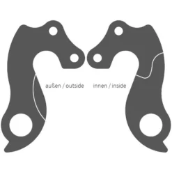 Ghost GRH-25bl / EZ1858 Derailleur Hanger