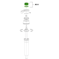 Cannondale Rebound Knob Kit KF211 For Fatty DLR2/DLRSL/DLR 80