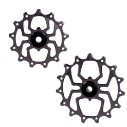 Alugear Spider MTB Pulleys Wheels For Shimano 12-speed - 15/13 Teeth - Black