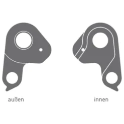Ghost GHM09-020 / EZ2132 Derailleur Hanger - Black