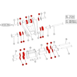 BMC Bearing Kit #2 For Speedfox / Agonist As From 2018 And Trailfox (MY 2018) - 301207