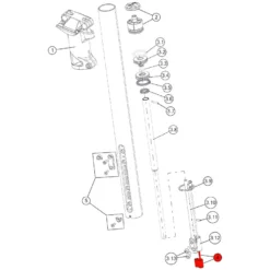 BMC Spoke & Glider Kit For Trailsync Seatpost - 301219