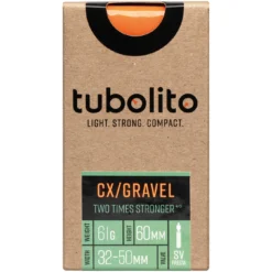 Tubolito Tubo CX/Gravel-All 700C Slang - Zwart - Presta Ventiel