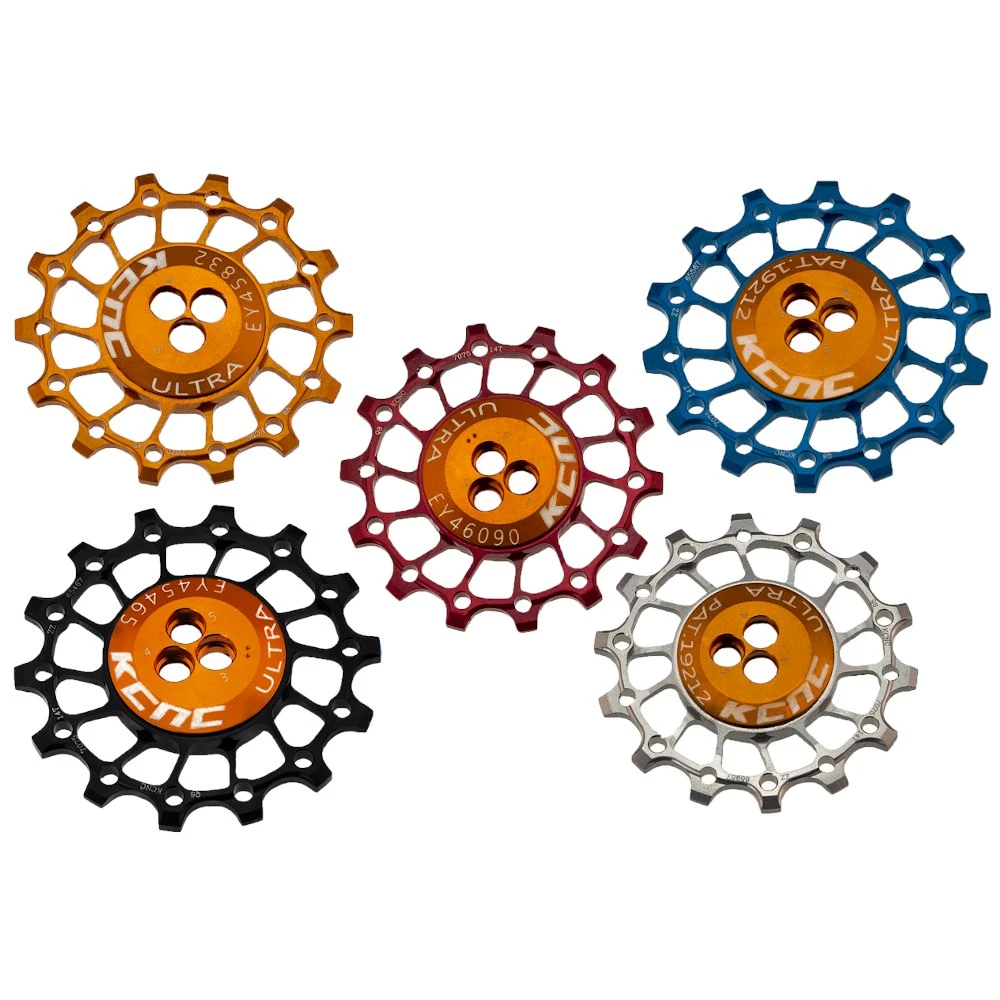 KCNC Asymmetrical Narrow / Wide Aluminium Jockey Wheels
