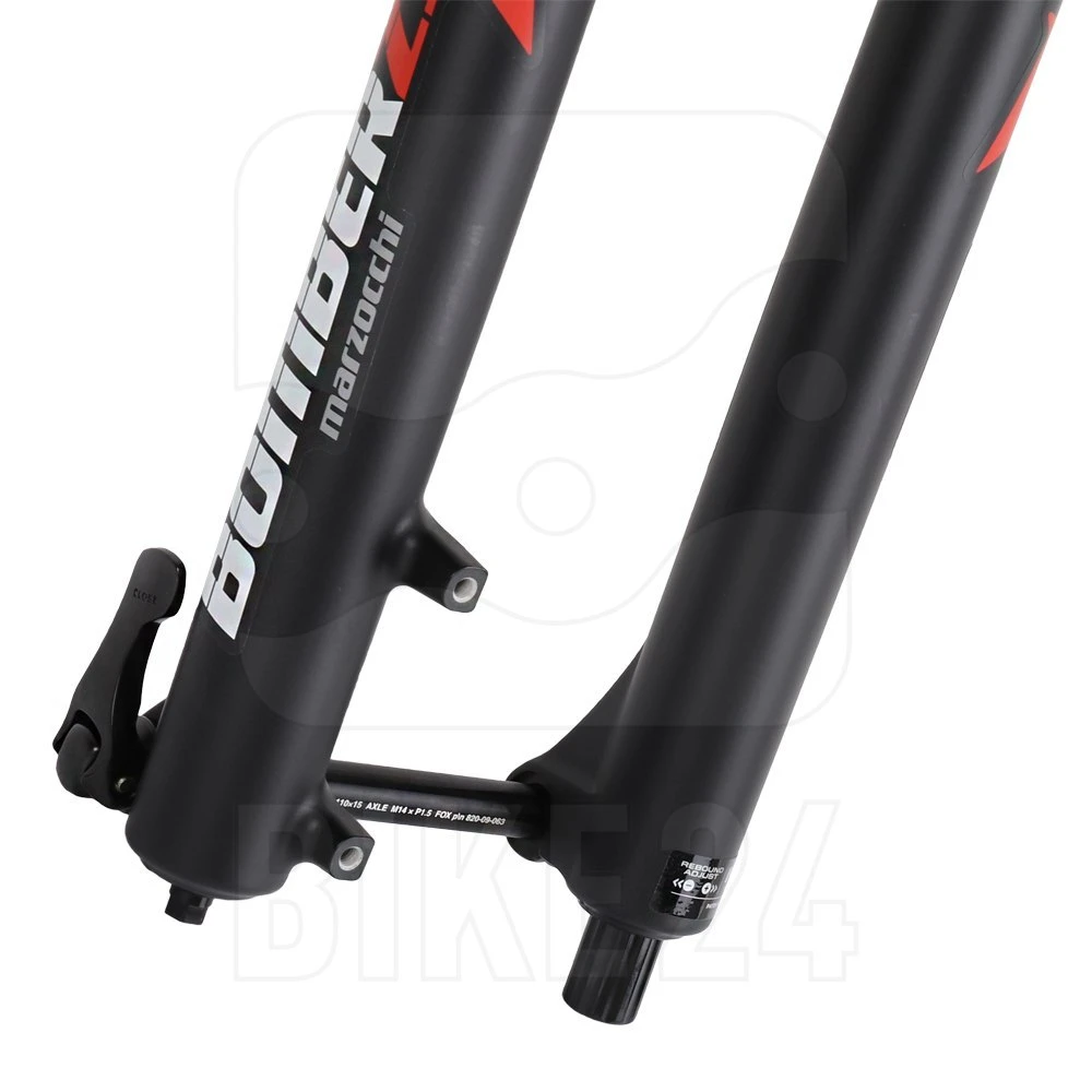 Marzocchi Bomber Z1 Coil 27.5" Fork - 170mm - Tapered - 44mm Offset - Boost 15x110mm QR - Matte Black - Afbeelding 4