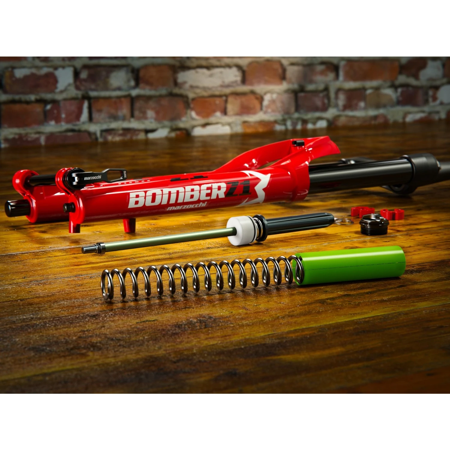 Marzocchi Bomber Z1 Coil 27.5" Fork - 170mm - Tapered - 44mm Offset - Boost 15x110mm QR - Matte Black - Afbeelding 7