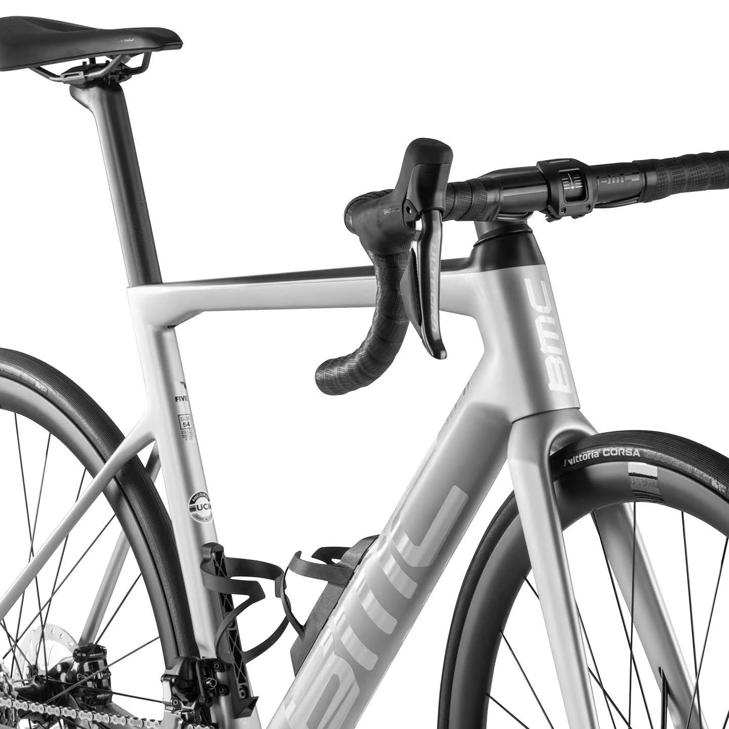 BMC TEAMMACHINE SLR01 DISC MODULE - Carbon Frame Set - 2023 - Acid Yellow / Carbon - Afbeelding 8