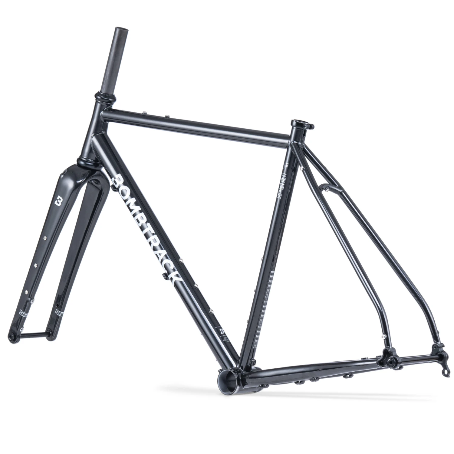 Bombtrack HOOK Frameset - Cross / Gravel | Staal | Disc | 700C - 2024 - Metallic Black - Afbeelding 4