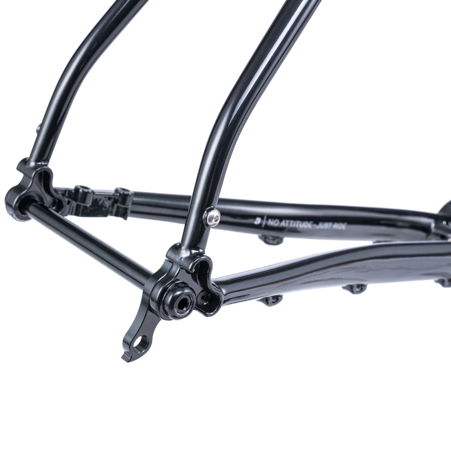 Bombtrack HOOK Frameset - Cross / Gravel | Staal | Disc | 700C - 2024 - Metallic Black - Afbeelding 8