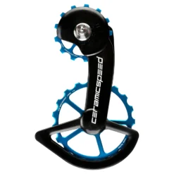 CeramicSpeed OSPW Derailleur Pulley System - For Shimano R9100/R8000 (11s) | 13/19 Teeth | Coated Bearings - Blue