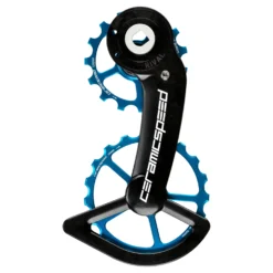 CeramicSpeed OSPW Derailleur Pulley System - For SRAM Rival AXS | 15/19 Teeth - Alternative Blue