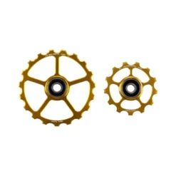 CeramicSpeed Replacement Derailleur Pulleys - OSPW | 13/19 Teeth - Gold