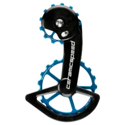 CeramicSpeed OSPW X Derailleur Pulley System - For Shimano GRX/Ultegra RX | 13/19 Teeth | Coated Bearings - Blue