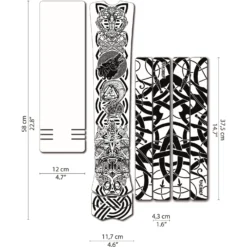 DYEDBRO Beschermfolie Voor Het Frame - Viking E-Bike - Black Matte
