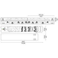 DYEDBRO Beschermfolie Voor Het Frame - EWS Mountains - Black Matte