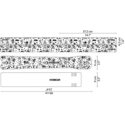 DYEDBRO Beschermfolie Voor Het Frame - Space Trip - Black Gloss