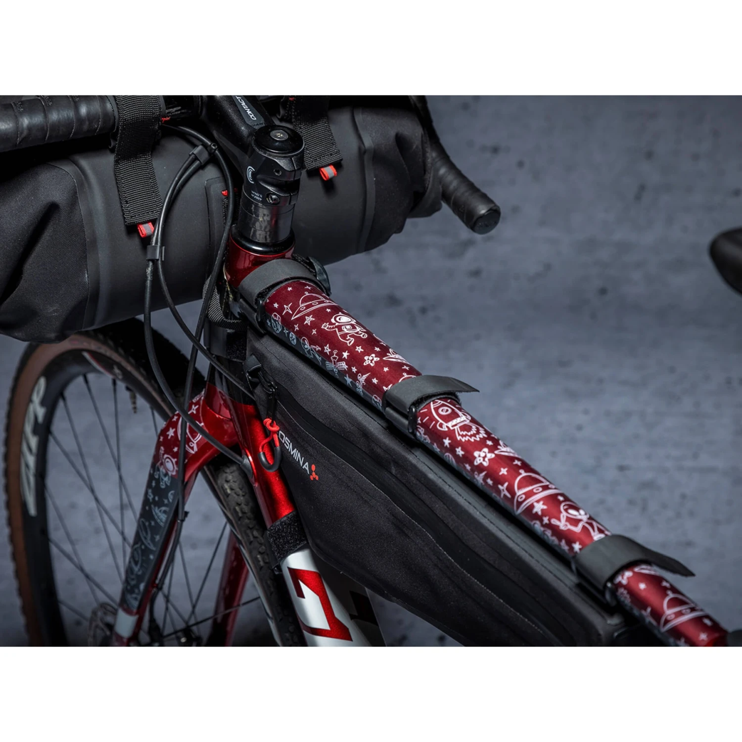 DYEDBRO Gravel Frame Protection Kit SPACE TRIP - White Matte - Afbeelding 5