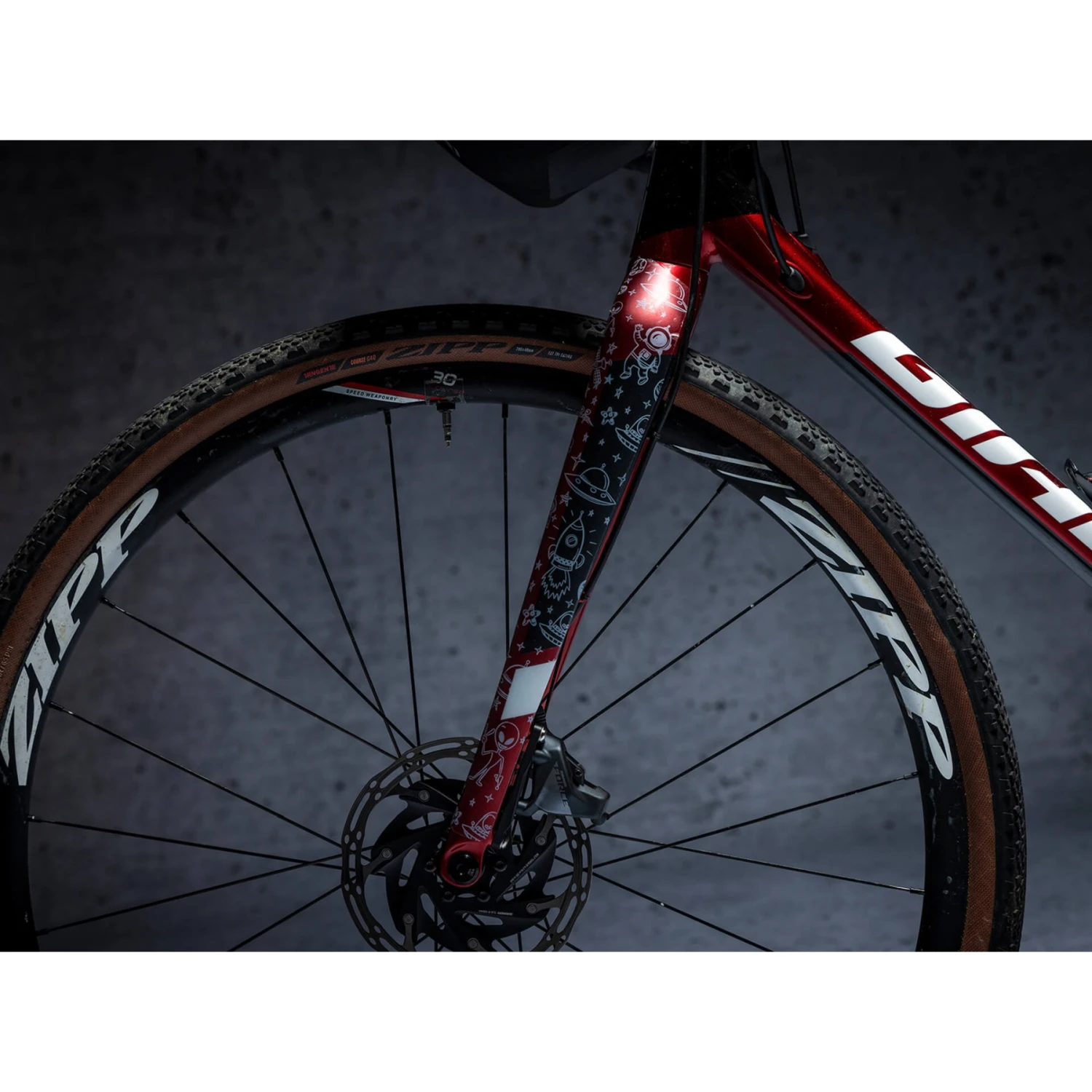 DYEDBRO Gravel Frame Protection Kit SPACE TRIP - White Matte - Afbeelding 2