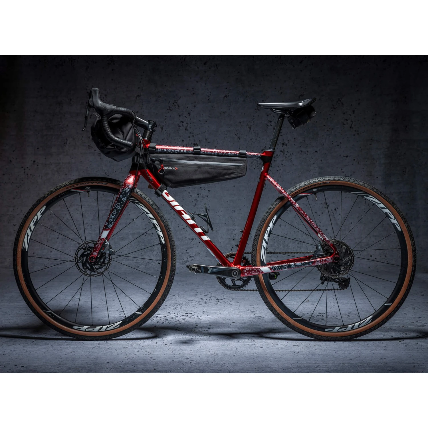 DYEDBRO Gravel Frame Protection Kit SPACE TRIP - White Matte - Afbeelding 3