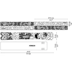 DYEDBRO Beschermfolie Voor Het Frame - Aotearoa - Black