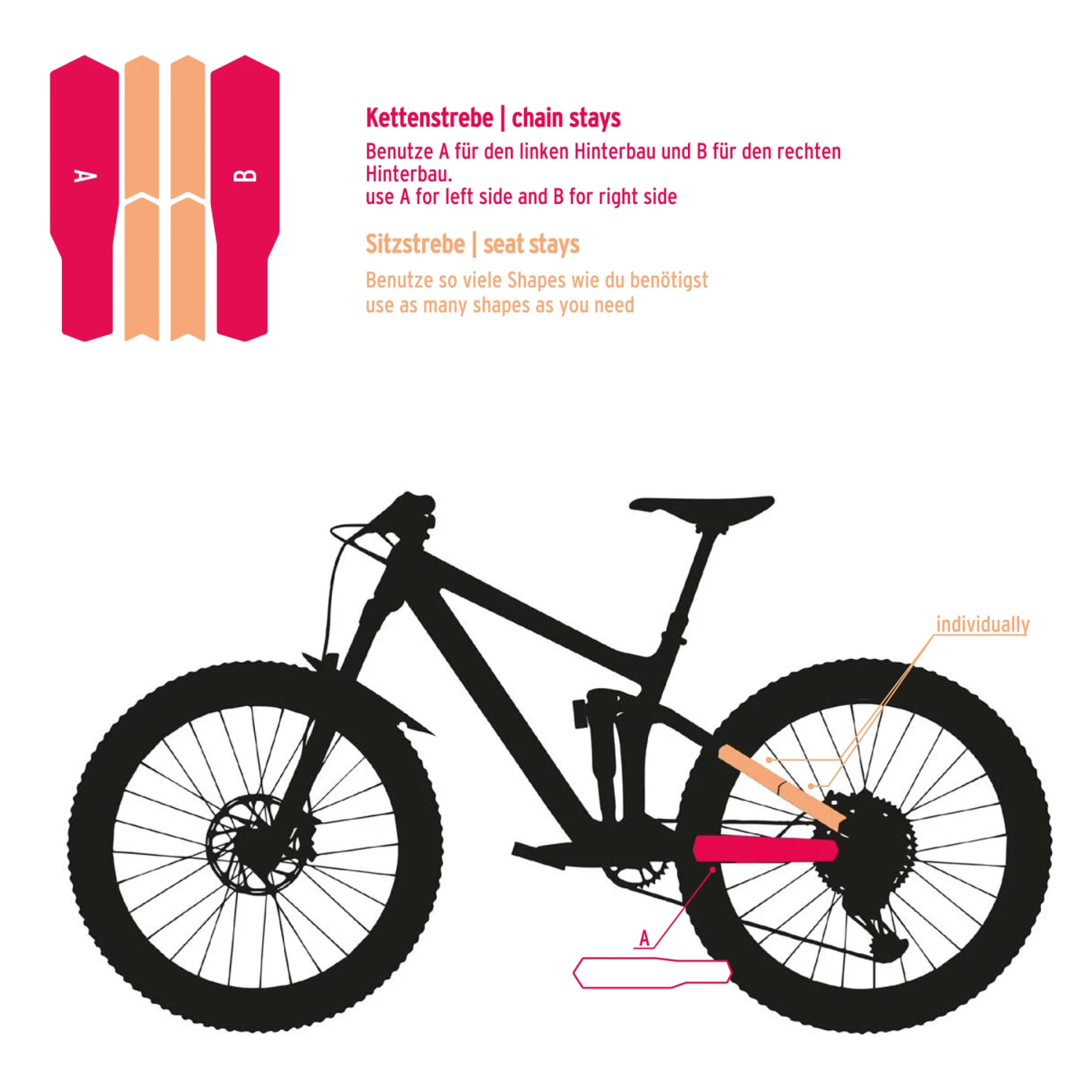 Rie:sel Design Rear:guard Afscherming Van De Kettingsteun - Clear - Afbeelding 2