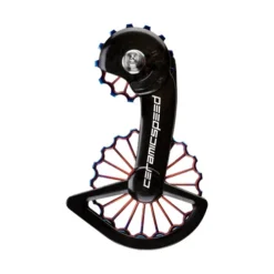 CeramicSpeed OSPW 3D Hollow Titan Deralleurwieltjes Systeem - Voor Shimano 9250/R8150 | Gecoate Lagers - Oil Slick