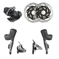 SRAM RED ETap AXS HRD 1x12 Upgrade Set With Hydraulic Disc Brakes - Flat Mount - Centerlock