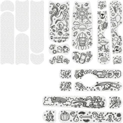 Rie:sel Design Kids:tape Beschermfolie Voor Het Frame - Kiddo Doodle Black