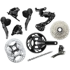Shimano GRX RX820 Schakelgroep - 2x12-voudig | Met CS-R8100 Cassette (11-34T)