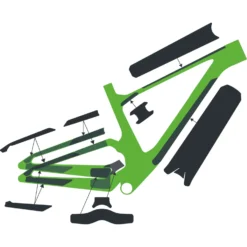 Syncros Frame Protection Kit For Scott Spark Carbon - Clear Matt
