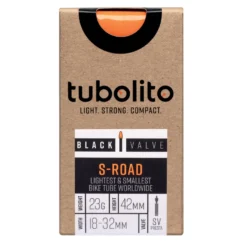 Tubolito S-Tubo Road 700C Slang - Zwart - Presta Ventiel