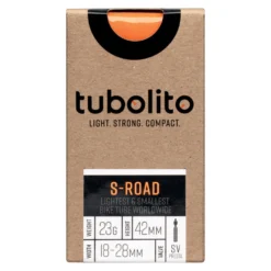 Tubolito S-Tubo Road 700C Slang - Orange - Presta Valve