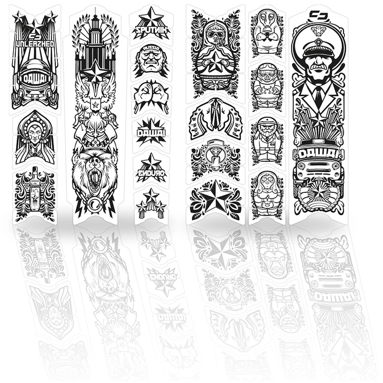 Unleazhed Frame Unscratch Bp01-L Frame Protection Tape - Dawei Black Glossy