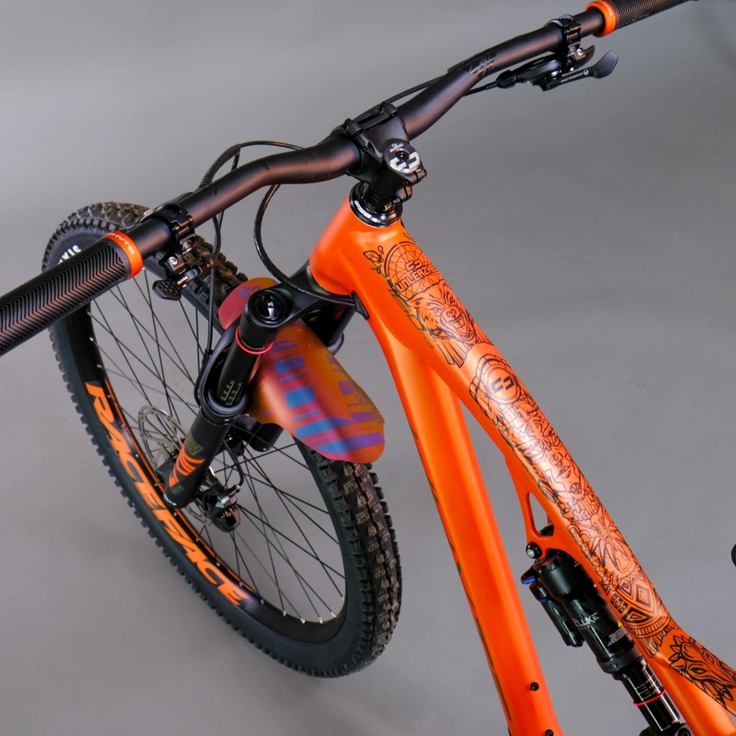 Unleazhed Frame Unscratch Bp01-L Frame Protection Tape - Tatanka Black Matt - Afbeelding 2