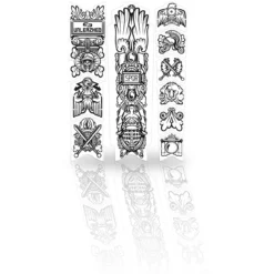 Unleazhed Frame Unscratch Bp01-S Frame Protection Tape Top Tube - Empire Black Matt