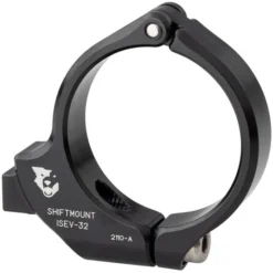 Wolf-tooth Wolf Tooth ShiftMount Clamp For Mounting Shimano I-Spec EV Shifter To Dropper Handlebar - 31.8 Mm - Black