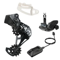 SRAM X01 Eagle AXS Upgrade Kit - Rocker Paddle - 12 Versnellingen - Lunar Grijs / Zwart