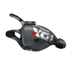 SRAM X01 Eagle Single Click Trigger - Schakelhendel Met Klemming - 12-Voudig - Zwart/rood